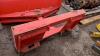 54'' snow plough to suit a skid steer - 8