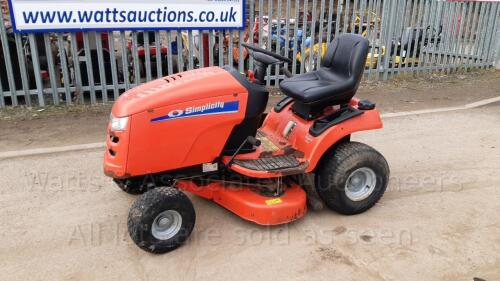 2005 SIMPLICITY REGENT 18hp petrol ride on mower