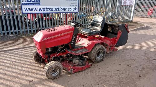 WESTWOOD T1600 petrol ride on mower c/w collector (s/n 001316)