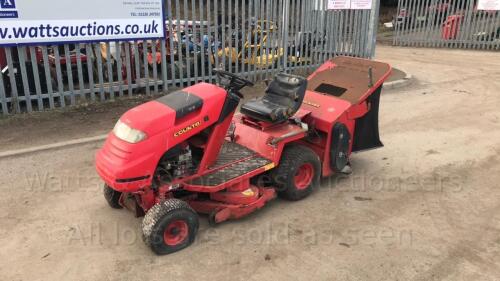 COUNTAX C300H petrol ride on mower c/w collector (s/n 608196330782)