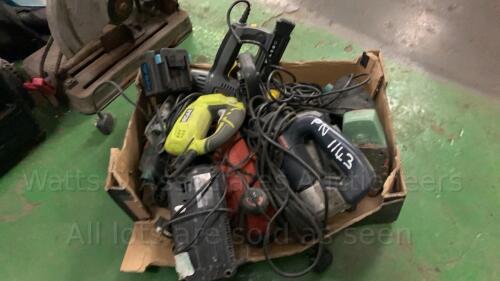 Box of power tools