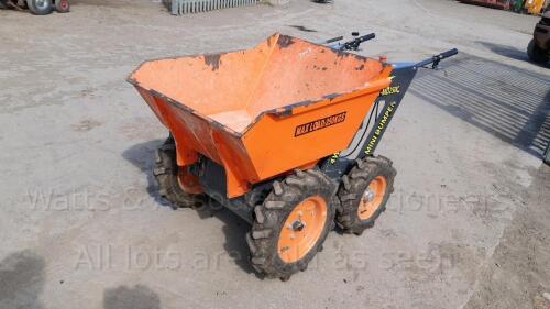 Petrol driven mini dumper