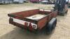 4 wheel bogey wooden trailer - 4