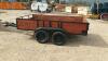 4 wheel bogey wooden trailer - 6