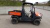 2016 KUBOTA RTVX900 4wd diesel utility vehicle c/w hydraulic tip rear body (s/n 12653) - 3