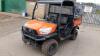 2016 KUBOTA RTVX900 4wd diesel utility vehicle c/w hydraulic tip rear body (s/n 12653) - 8