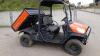 2016 KUBOTA RTVX900 4wd diesel utility vehicle c/w hydraulic tip rear body (s/n 12653) - 22