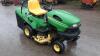 2004 JOHN DEERE LR175 petrol ride on mower c/w collector