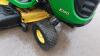 2019 JOHN DEERE E100 ride on lawn mower c/w BRIGGS & STRATTON engine - 12