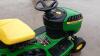 2019 JOHN DEERE E100 ride on lawn mower c/w BRIGGS & STRATTON engine - 15