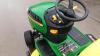 2019 JOHN DEERE E100 ride on lawn mower c/w BRIGGS & STRATTON engine - 21