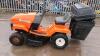 HUSQVARNA LT112 petrol ride on mower c/w collector - 2