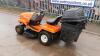 HUSQVARNA LT112 petrol ride on mower c/w collector - 3