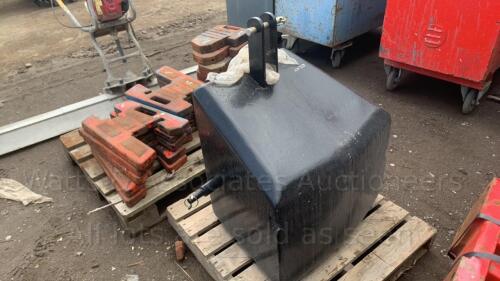 Weight block to suit tractor