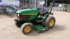 2003 JOHN DEERE 4115 HST 4wd diesel tractor c/w 3 point linkage, pto, ROPS, 60'' mid mounted cutting deck (s/n D310210)