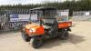 2013 KUBOTA RTV900-EU 4wd diesel utility vehicle c/w hydraulic tip rear body (s/n 72332)