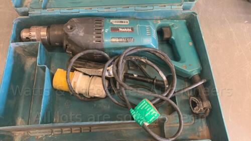 MAKITA 110v core drill c/w case