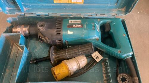 MAKITA 110v core drill c/w case