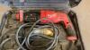 MILWAUKEE 110v drill c/w case