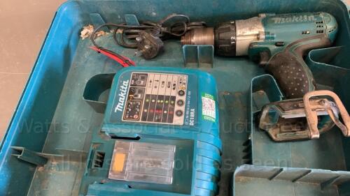 MAKITA 18v cordless drill c/w case