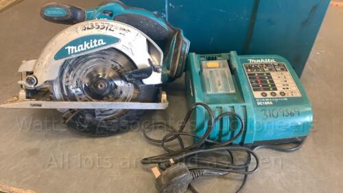 MAKITA 18v circular saw c/w case