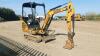 2013 CATERPILLAR 301.7D rubber tracked excavator (s/n DCLJH00576) with bucket, blade, piped & Q/hitch (All hour and odometer readings are unverified and unwarranted) - 5