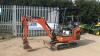 2017 KUBOTA KX015-4 rubber tracked excavator (s/n 62063) with bucket, blade, piped & Q/hitch (All hour and odometer readings are unverified and unwarranted)