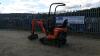 2016 KUBOTA KX008-3 rubber tracked excavator (s/n E01H27851) with bucket, blade, piped & expanding tracks (All hour and odometer readings are unverified and unwarranted) - 3