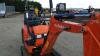 2016 KUBOTA KX008-3 rubber tracked excavator (s/n E01H27851) with bucket, blade, piped & expanding tracks - 9