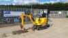 2017 JCB 8008 rubber tracked excavator (s/n H1930489) with bucket, blade, piped & expanding tracks (All hour and odometer readings are unverified and unwarranted)