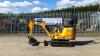 2017 JCB 8008 rubber tracked excavator (s/n EH1930470) with bucket, blade, piped & expanding tracks - 2