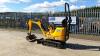 2017 JCB 8008 rubber tracked excavator (s/n EH1930470) with bucket, blade, piped & expanding tracks - 3