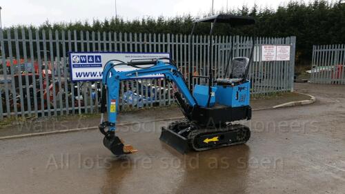 2021 JPC HT12 rubber tracked excavator (s/n MD202110064) with bucket, blade & piped