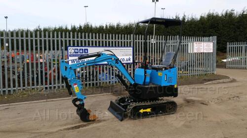 2021 JPC HT12 rubber tracked excavator (s/n MD20210936) with bucket, blade & piped (All hour and odometer readings are unverified and unwarranted)