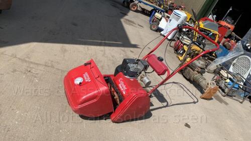 SUFFOLK PUNCH petrol cylinder mower c/w collection box