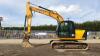 2009 JCB JS130 steel tracked excavator S/n: J91535144 with bucket, piped & Q/hitch (All hour and odometer readings are unverified and unwarranted) - 2