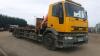 2001 IVECO-FORD 26ft beavertail HGV lorry c/w PM19022 crane (Y213 XDN) (MoT 31st July 2022) (V5, MoT, various books & history in office) (All hour and odometer readings are unverified and unwarranted) - 9