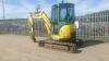 2012 YANMAR VIO33U rubber tracked excavator (s/n 111732) with bucket, blade & piped (All hour and odometer readings are unverified and unwarranted) - 3