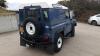 1992 LAND ROVER 90 DEFENDER COUNTY turbo 4 x 4 200tdi c/w fire & ice front bumper, side steps, rear step, full carpet kit (J902 RWL) (Blue) (V5 in office) (No VAT) (VOSA mileage discrepancy) (All hour and odometer readings are unverified and unwarranted - 3