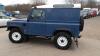 1992 LAND ROVER 90 DEFENDER COUNTY turbo 4 x 4 200tdi c/w fire & ice front bumper, side steps, rear step, full carpet kit (J902 RWL) (Blue) (V5 in office) (No VAT) (VOSA mileage discrepancy) (All hour and odometer readings are unverified and unwarranted - 6