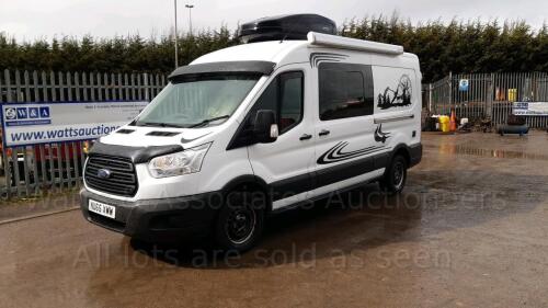 2015 FORD TRANSIT campervan/day van (NU65 XMW) (MoT 21st March 2023) (MoT & manual in office) (NO V5 document)( CATEGORY D INSURANCE LOSS) (All hour and odometer readings are unverified and unwarranted)