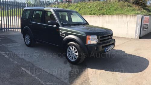 2007 LAND ROVER DISCOVERY 3 TDV6SE (SM57 UNU) diesel, 7 seats, full leather, automatic (MoT 12th December 2022)(V5, invoices for work done etc in office) (All hour and odometer readings are unverified and unwarranted)