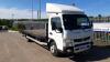 2013 MITSUBISHI FUSO CANTER 7.5t auotomatic beaver tail wagon c/w recovery winch(YR63 WLL) (White) (MoT 30th November 2022) (V5, MoT, other history & remote in office) (All hour and odometer readings are unverified and unwarranted) - 2