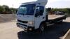 2013 MITSUBISHI FUSO CANTER 7.5t auotomatic beaver tail wagon c/w recovery winch(YR63 WLL) (White) (MoT 30th November 2022) (V5, MoT, other history & remote in office) (All hour and odometer readings are unverified and unwarranted) - 5