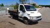 2005 IVECO DAILY 35C12 mwb tipper (MX55 DDE) (White) (MoT 25th October 2022) (V5 & MoT in office) (All hour and odometer readings are unverified and unwarranted)