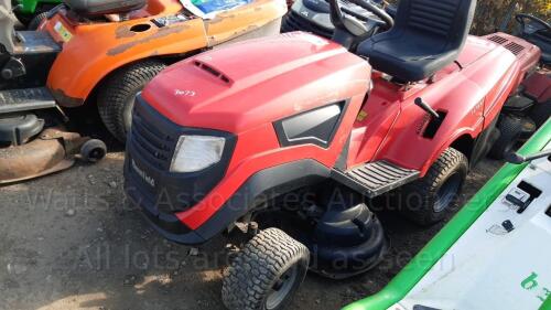 2008 MOUNTFIELD 1436M petrol ride on mower c/w collector (s/n 185614)