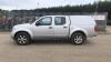 2006 NISSAN NAVARA double cab pick-up (YD06 POU) (Silver) (V5 in office) (All hour and odometer readings are unverified and unwarranted)