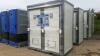 2020 BASTONE 220v portable toilets c/w double close stalls approx size L 1300 x W 2160 x H 2360mm (unused) - 2