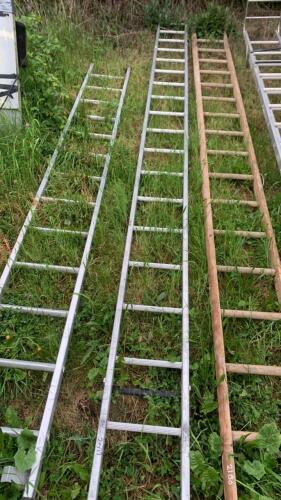 Aluminium single ladder