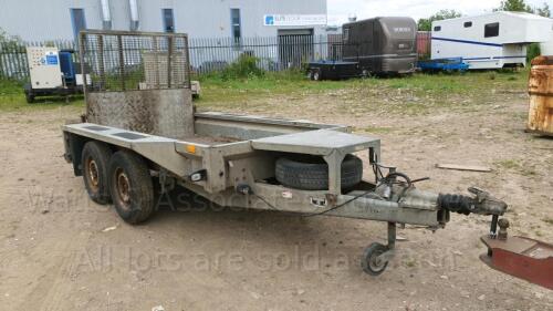 IFOR WILLIAMS GX84 2.6t twin axle plant trailer (s/n 731466)